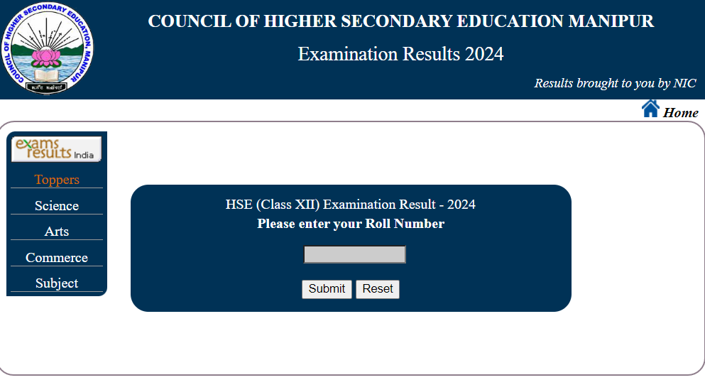 Manipur MSE (Class XII) Result 2024 Link